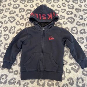 Quiksilver sherpa zip hoodie